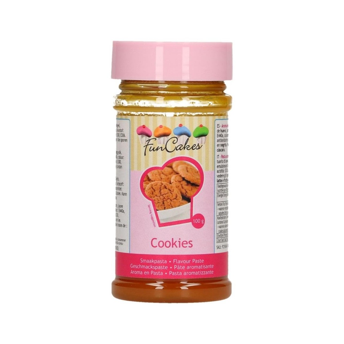 + FUNCAKES PATE AROMATISANTE BISCUITS 100GRS/CD 