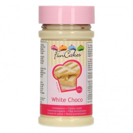 + FUNCAKES PATE AROMATISANTE CHOCOLAT BLANC 100GRS/CD APRES FIN DE STOCK