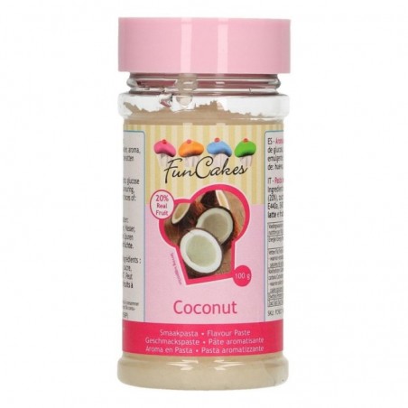 + FUNCAKES PATE AROMATISANTE NOIX DE COCO 100GRS/CD APRES FIN DE STOCK