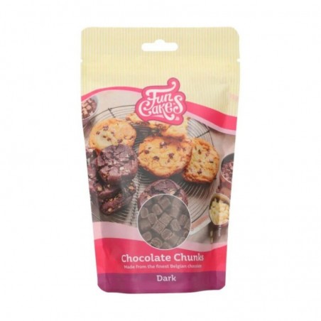 FUNCAKES CHOCOLADE CHUNKS PUUR 350G ZAKJE