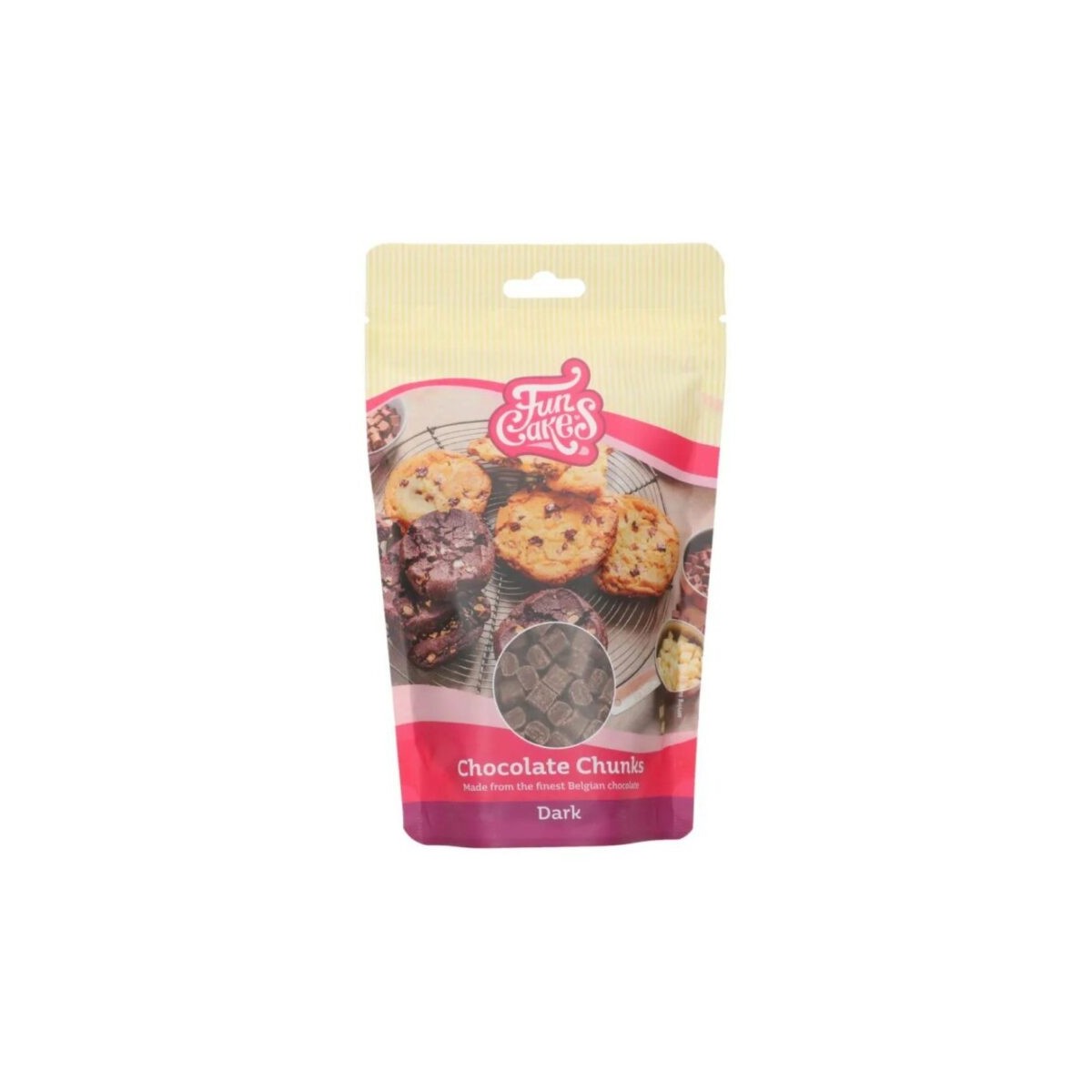 FUNCAKES CHUNKS CHOCOLAT DE CUISSON FONDANT 350GR