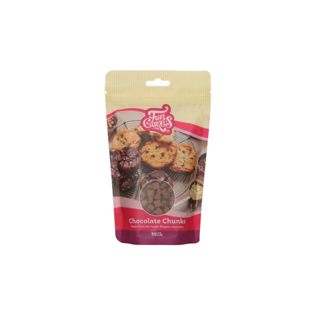 FUNCAKES CHUNKS CHOCOLAT DE CUISSON LAIT 350GR