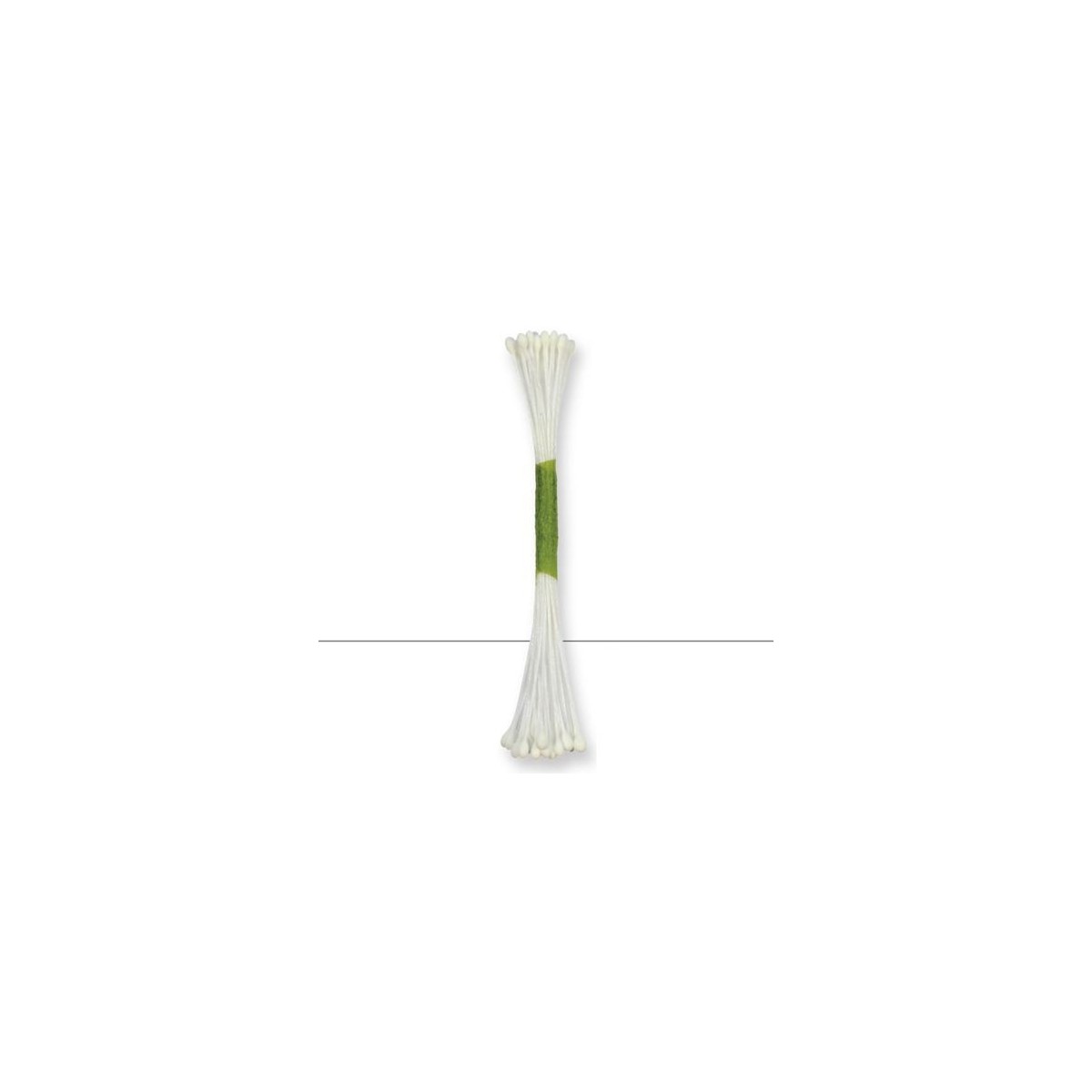 JEM PISTILS DE FLEURS FINS BLANCS 7,5CM 50PCES