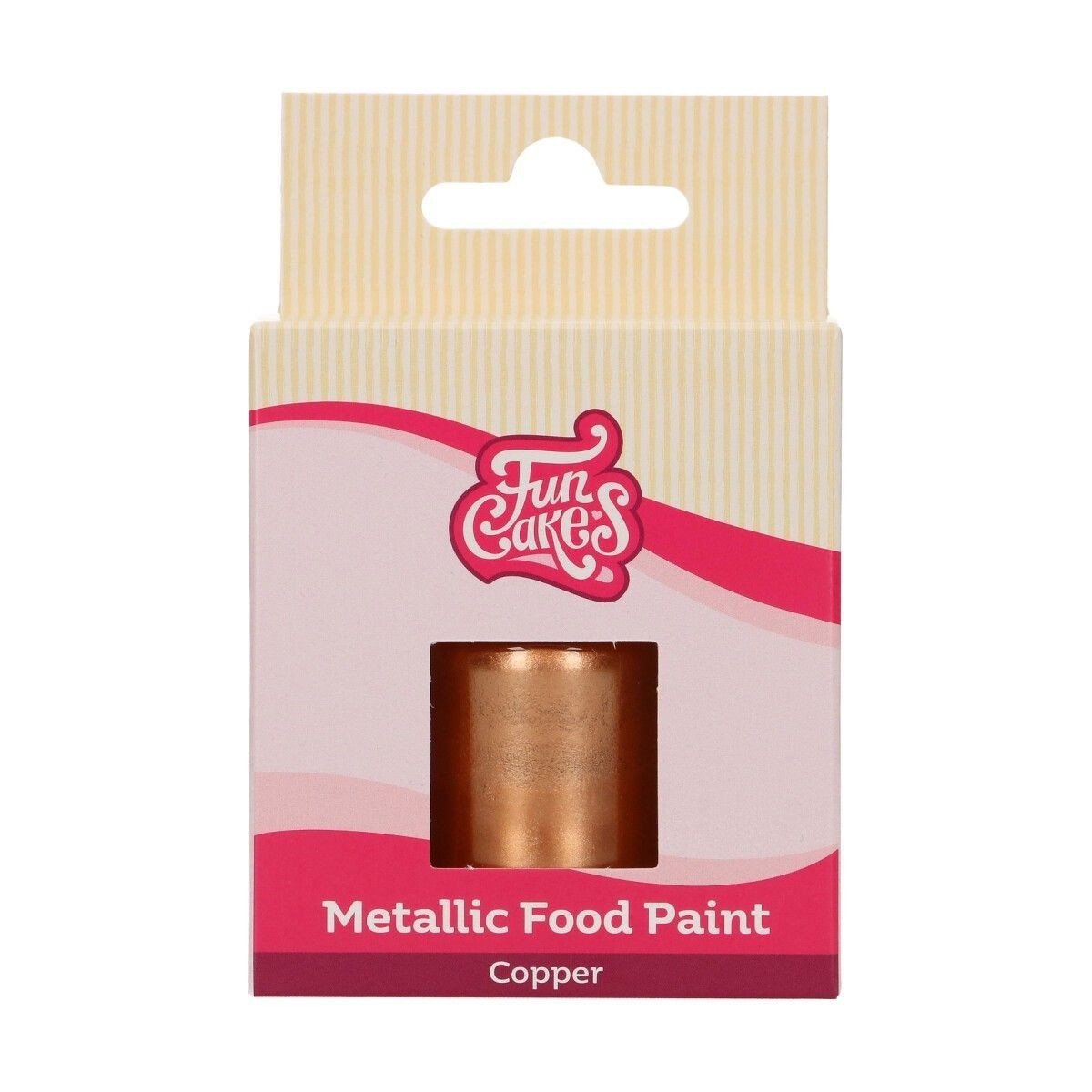 FUNCAKES PEINTURE ALIM METALLIQUE CUIVRE30ML