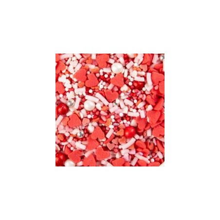 1061193 MIX DECORATION ST VALENTIN ROUGE/ROSE/NACREEN SUCRE 450G