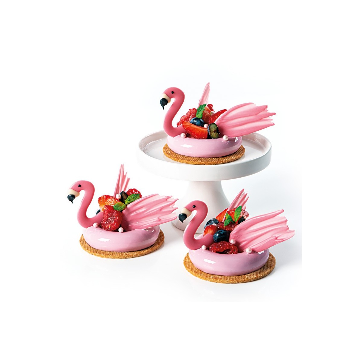 34370 CHOCOLATE FLAMINGO  24 SET S/CD