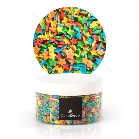 39068 CAKEDECO CONFETTI STERRETJES   24 PIECES S/CD