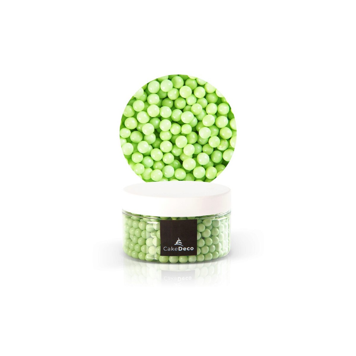 1039079 PERLE VERTE EN SUCRE Ø 6MM 80G