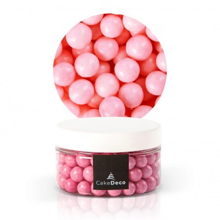 1039114 PERLE ROSE EN SUCRE Ø 1CM  80G