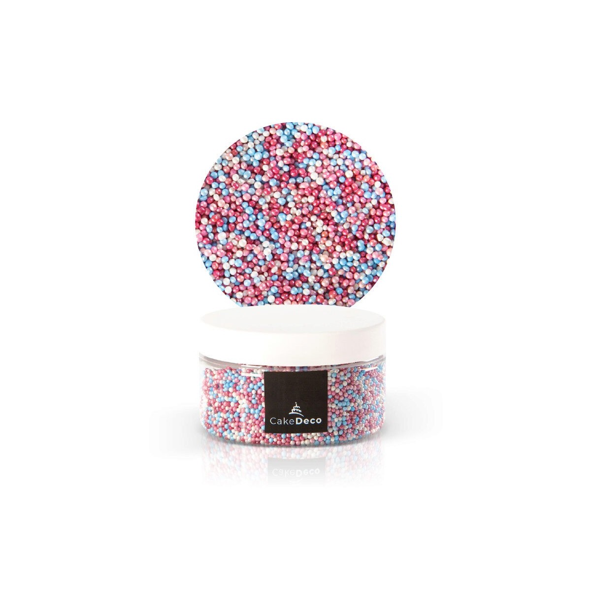 1039227 PERLE NON PAREIL FUCHSIA/BLANC/ROSE/BLEU ENSUCRE 110G