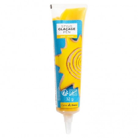 1039795 STYLO SUCRE JAUNE CITRON POUR ÉCRITURE 32G