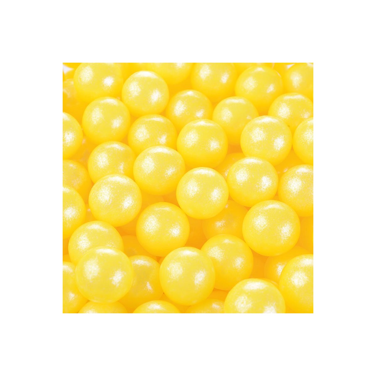 1057429 PERLE JAUNE EN SUCRE Ø 1CM  800G S/CDE