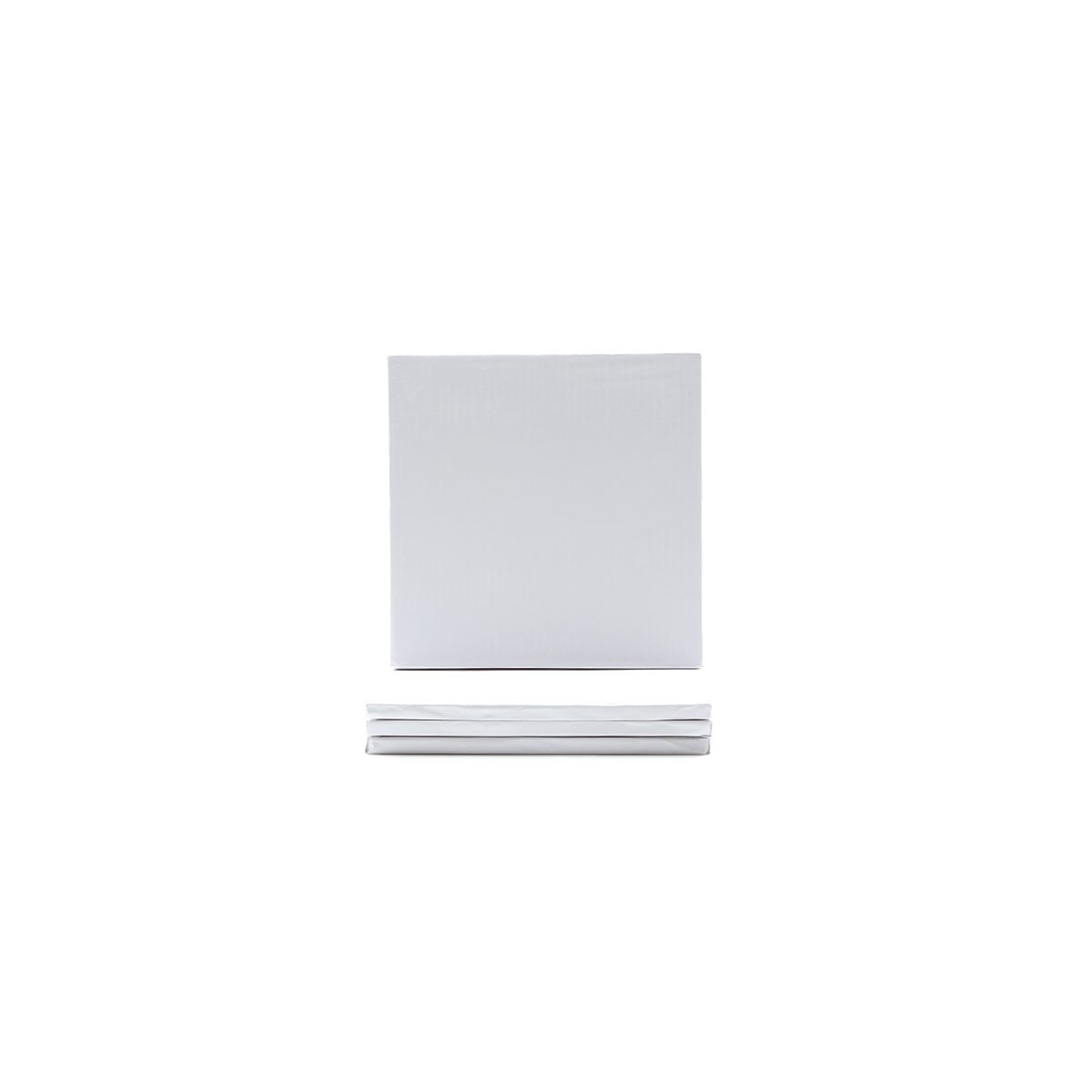 1030389 PLATEAU BLANC 30CM  CARRE