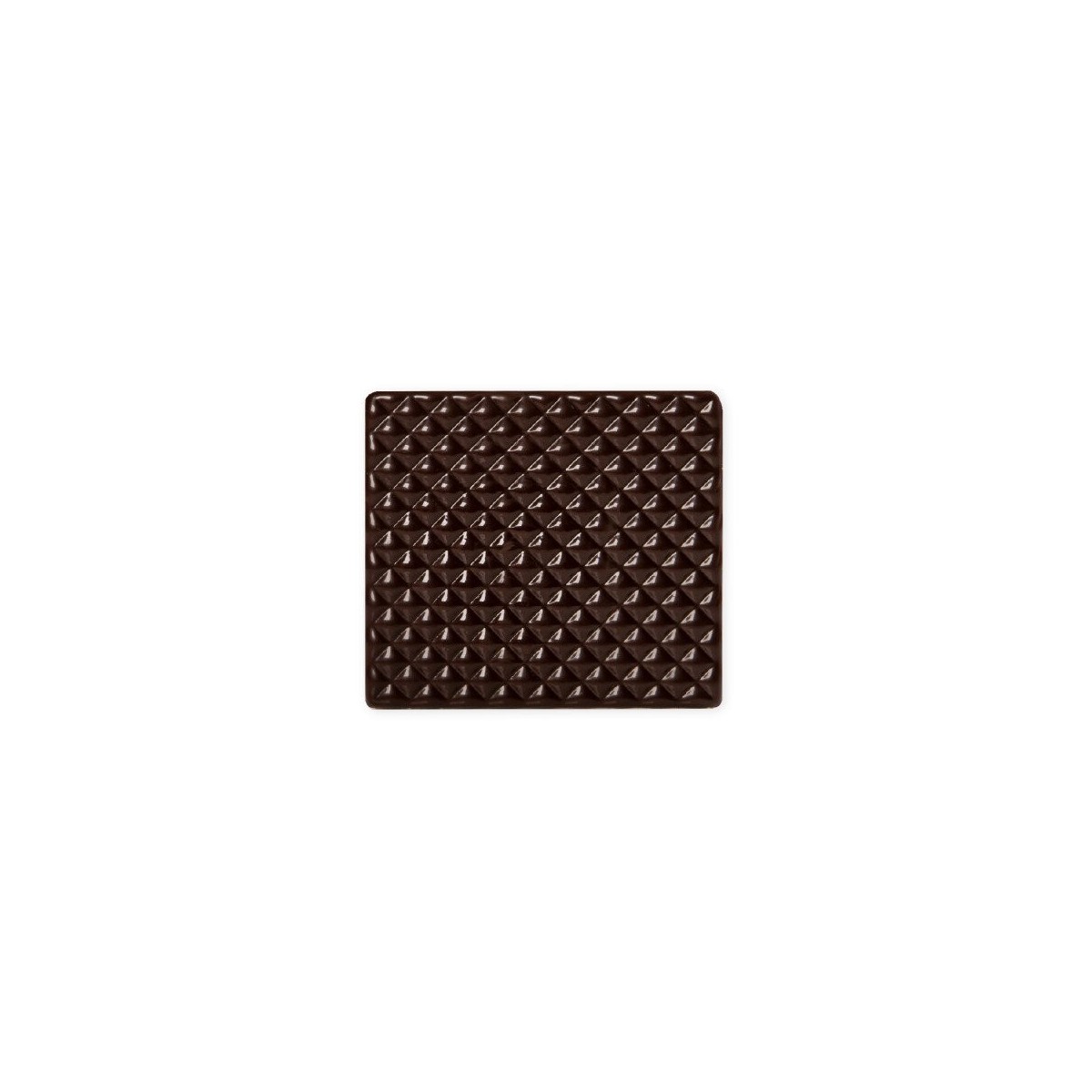 15822 EMBOUT BUCHE RELIEF MATELASSE CHOCOLAT NOIR9X8CM 40 PIÈCES S/CD