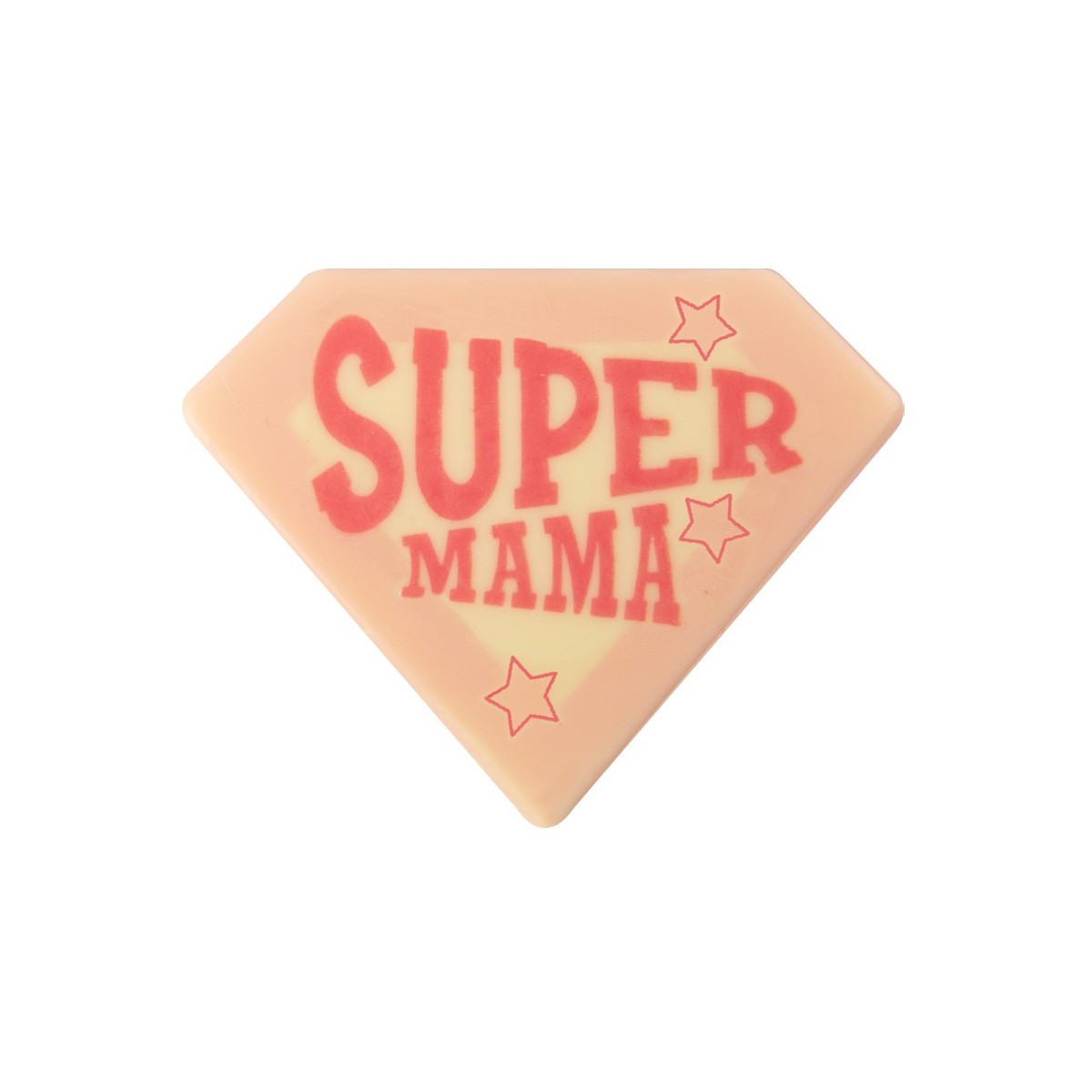 10815 PLAQUETTE SUPER MAMA 8X6,5 CM CHOCOLAT 30 PCES S/CD