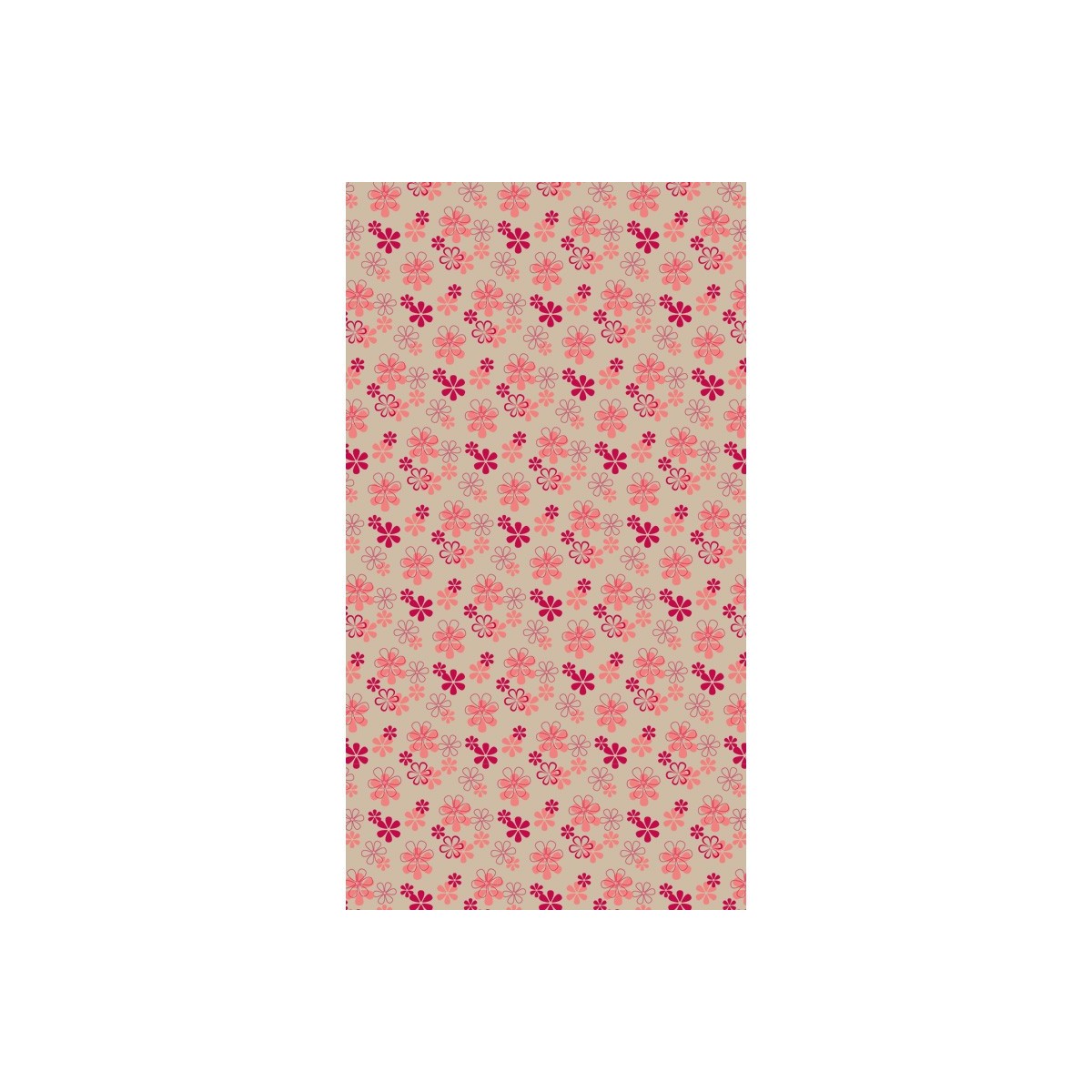 46109 TRANSFER ROZE BLOEMEN 40X30 CM 30 STUKKEN S/CD