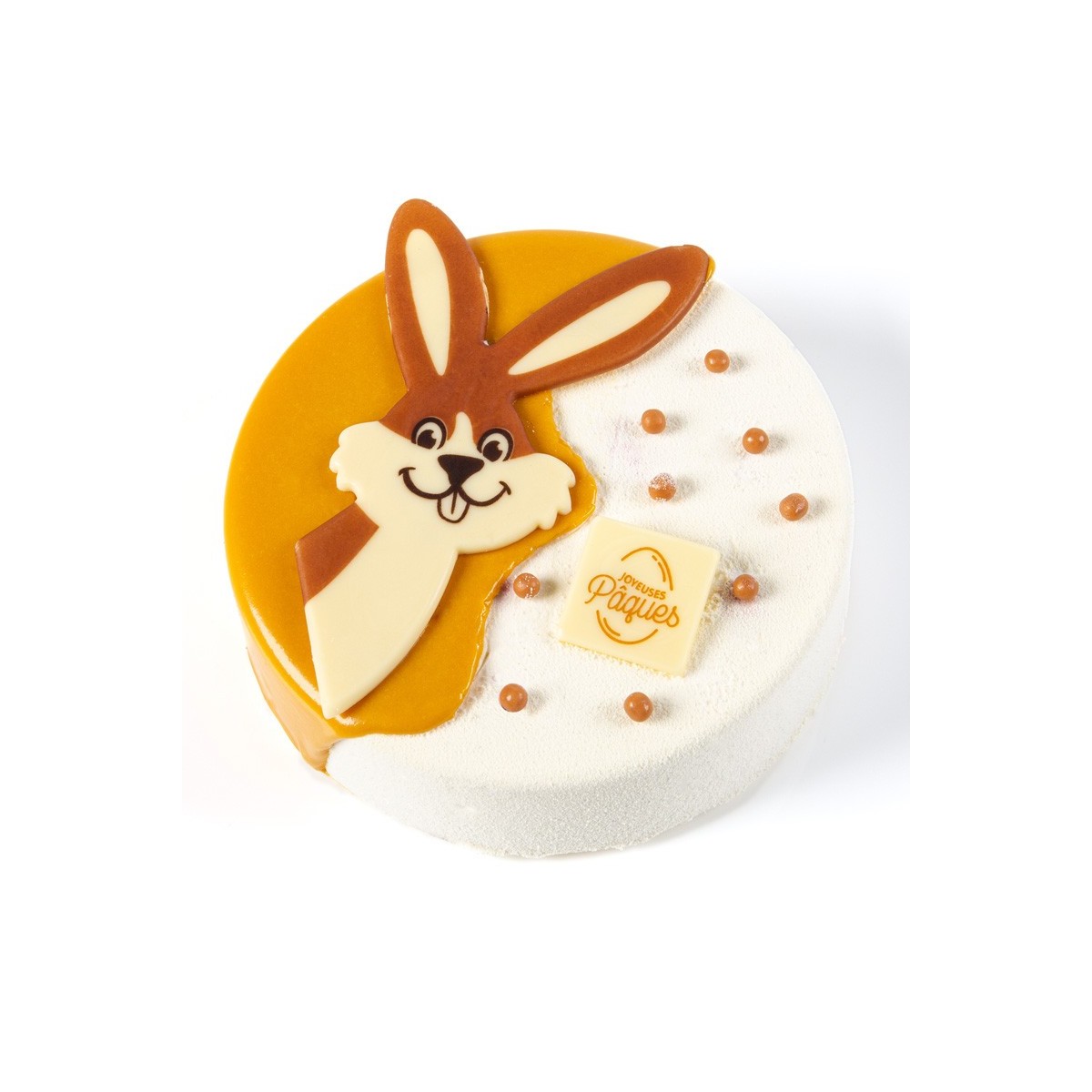 69162 PLAQUETTE LAPIN GEANT 125X100MM CHOCOLAT 20PCES