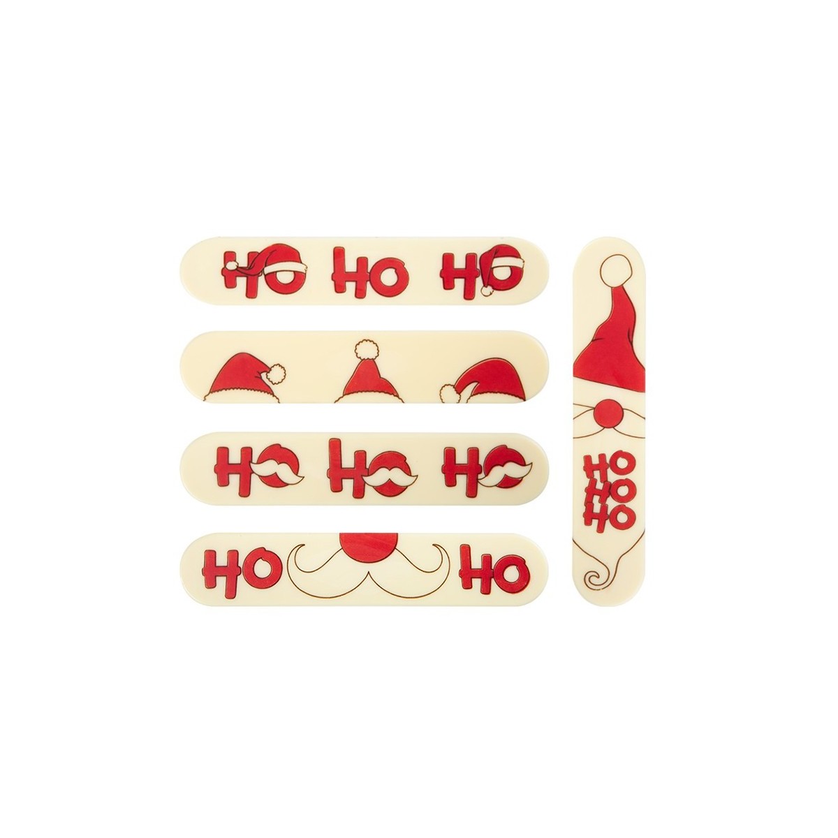 14726 ECLAIR HO HO HO KERST 15X3CM 35PCES ON/ORDER