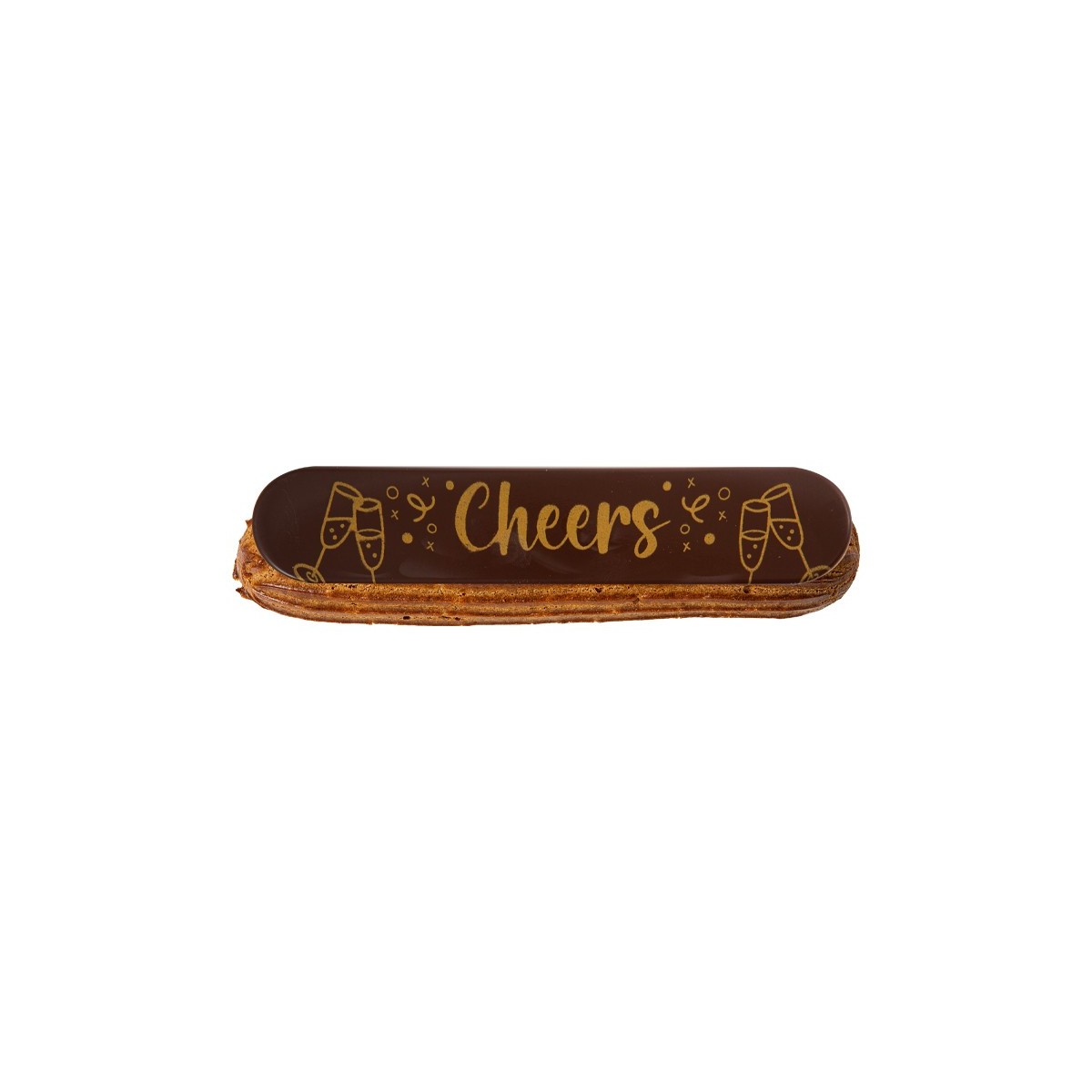 14732 ECLAIR GELUKKIG NIEUWJAAR, BONNE ANNÉE, NEWYEAR 15X3CM 35PCES S/CDE