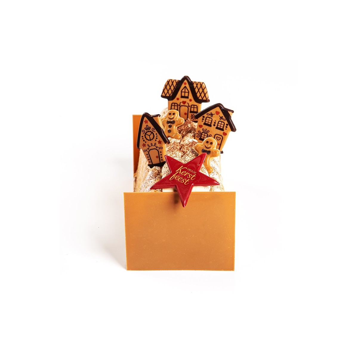 2015584 EMBOUT DE BÛCHE CARAMEL 9X7CM 40PCES S/CDE