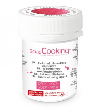 SCRAPCOOKING KLEURSTOF ARTIFICIEEL ROZE 5GR 