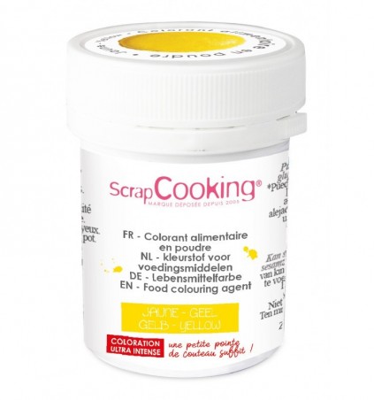 SCRAPCOOKING KLEURSTOF ARTIFICIEEL GEEL 5GR 