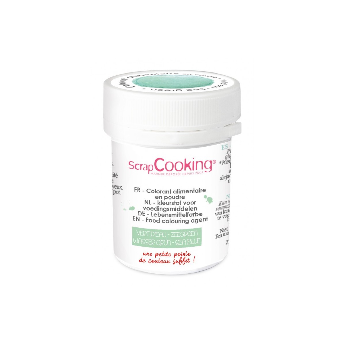 SCRAPCOOKING COLORANT ALIMENTAIRE HYDRO VERT D'EAU5GR