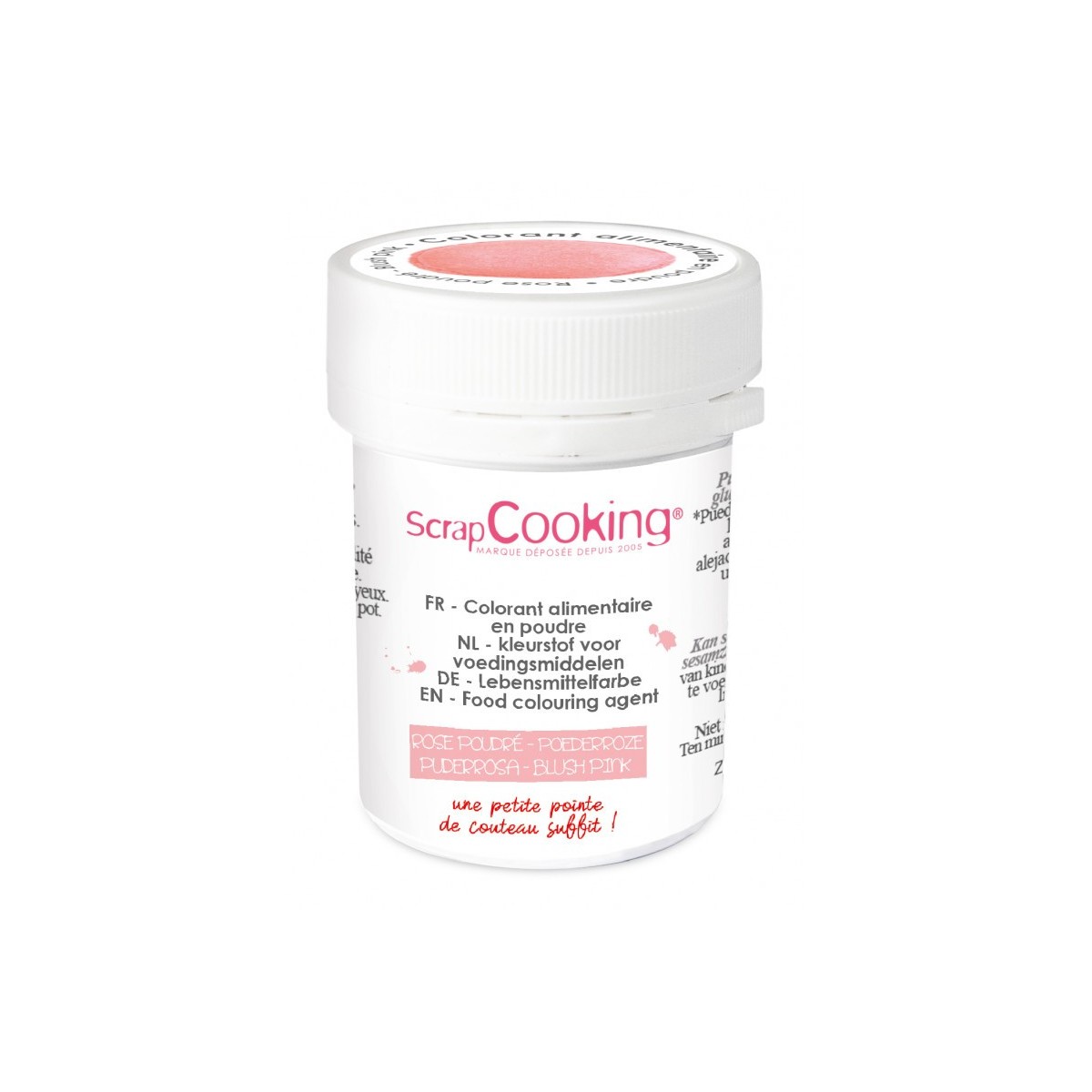 SCRAPCOOKING KLEURSTOF ARTIFICIEEL ROZE 5GR 