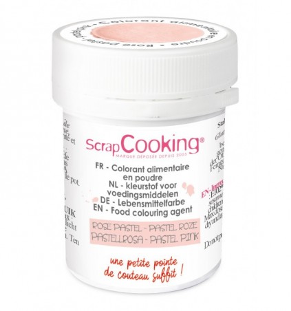 SCRAPCOOKING KLEURSTOF ARTIF.ROZE PASTEL 5GR 