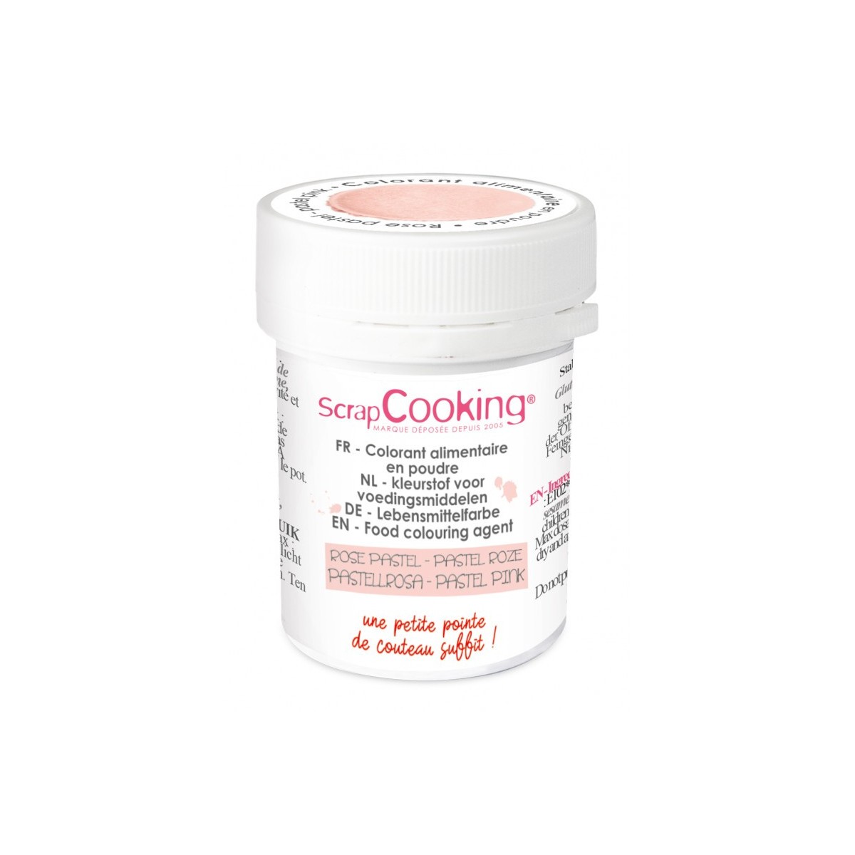 SCRAPCOOKING KLEURSTOF ARTIF.ROZE PASTEL 5GR 