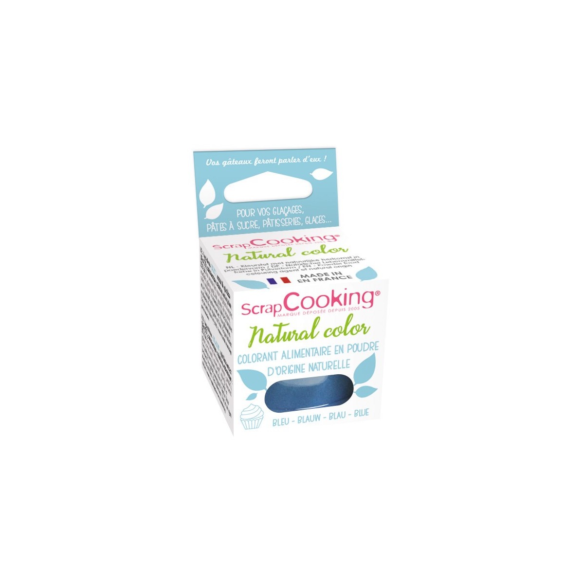 SCRAPCOOKING COLORANT ALIMENTAIRE NATUREL BLEU  3GR