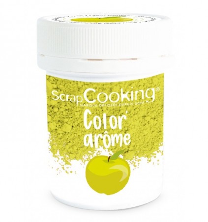 SCRAPCOOKING KLEURSTOF AROME  GROEN/APPEL 10GR