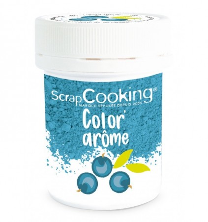 SCRAPCOOKING COLORANT AROME ALIMENTAIRE BLEU/MYRTILLE 10GR