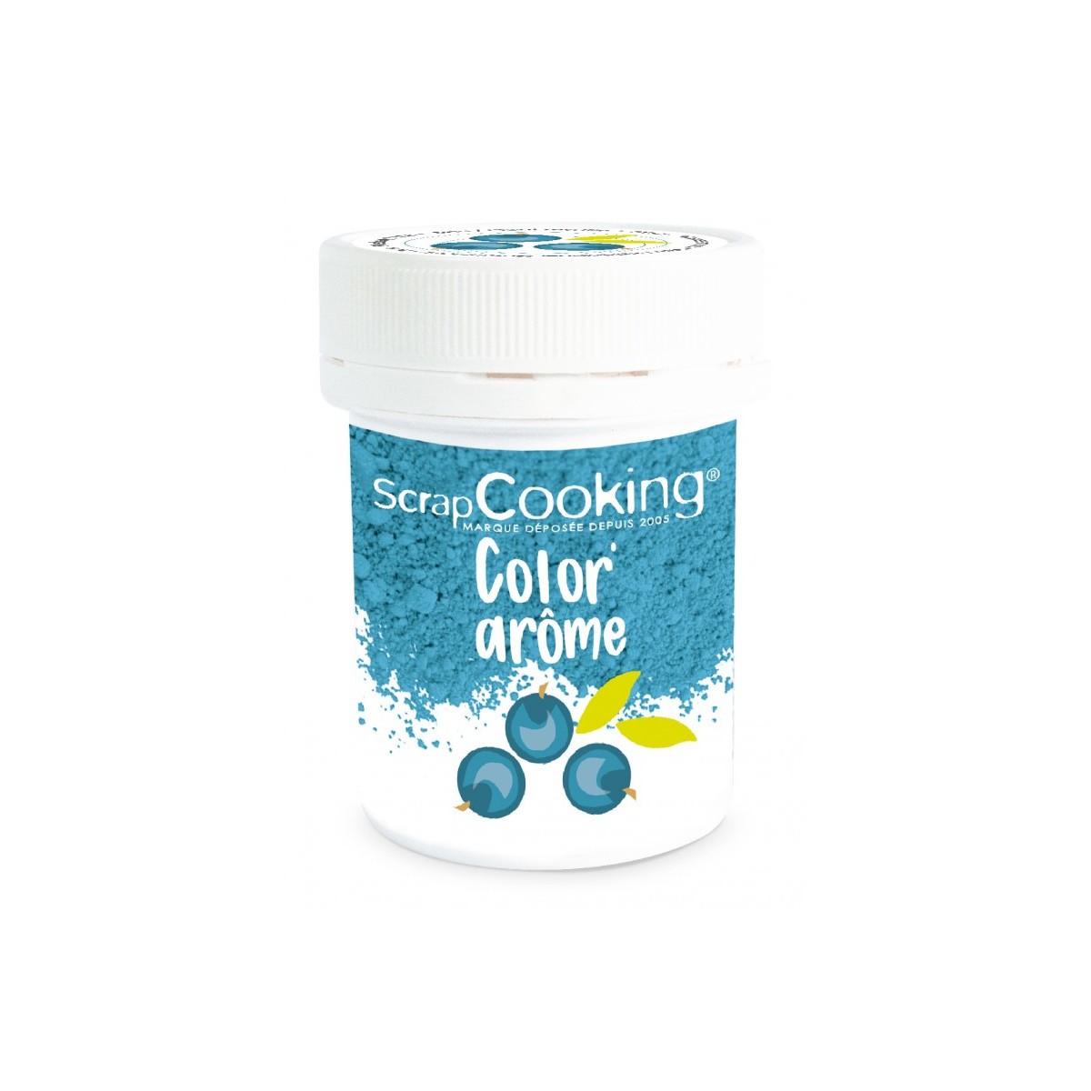 SCRAPCOOKING COLORANT AROME ALIMENTAIRE BLEU/MYRTILLE 10GR