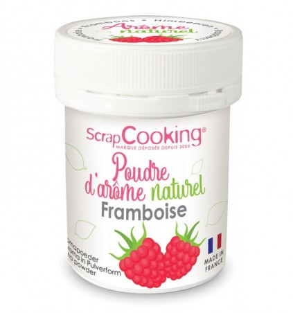 SCRAPCOOKING AROME NATUREL EN POUDRE FRAMBOISE 15GR