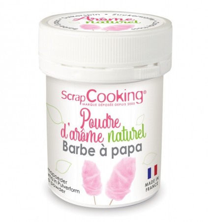 SCRAPCOOKING AROME NATUREL EN POUDRE BARBE A PAPA15GR