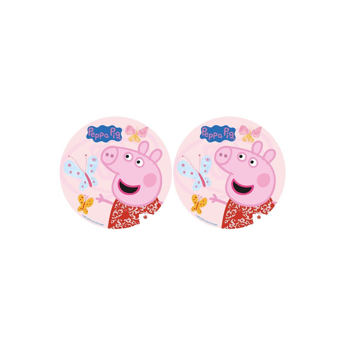 DISQUE AZYME PEPPA 20CM