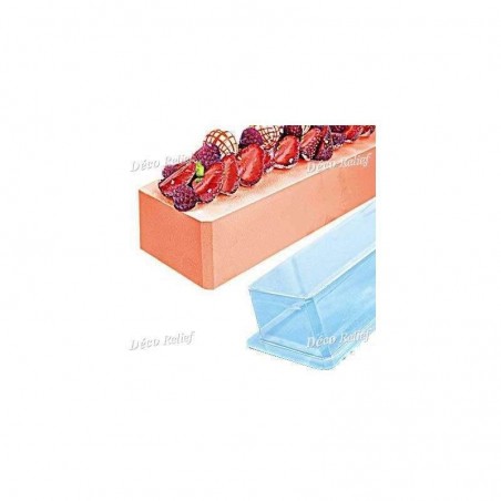 BUB22 GLAD VIERKANT PVC BUCHEVORM 49,5X8X5,5CM 12STKS