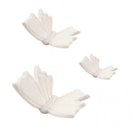 1024623 PAPILLONS BLANCS 153 PCES S/CDE