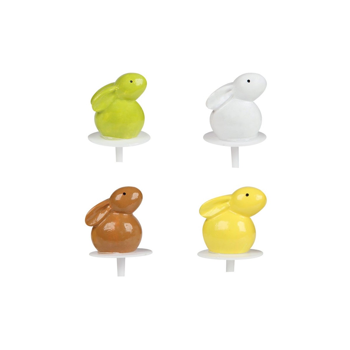 1069860 LAPINS COLORÉS 32PCES S/CDE