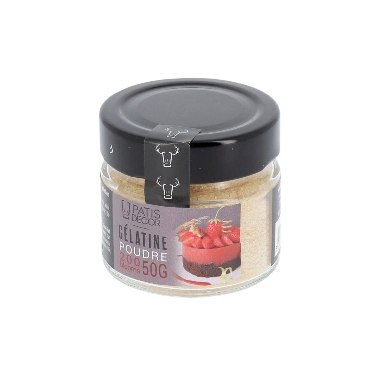 PATISDECOR GELATINE IN POEDER 50GRPOT