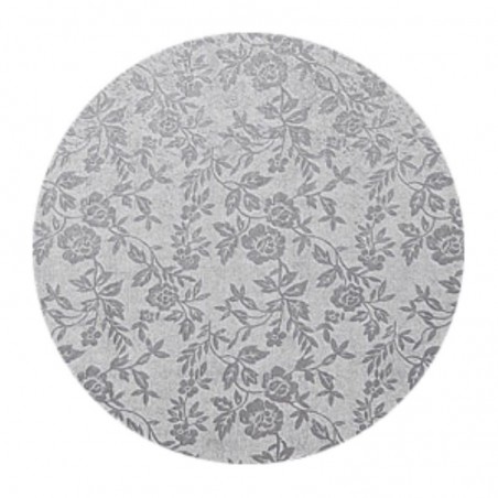 1030349 PLATEAU ROND Ø 40CM ARGENT