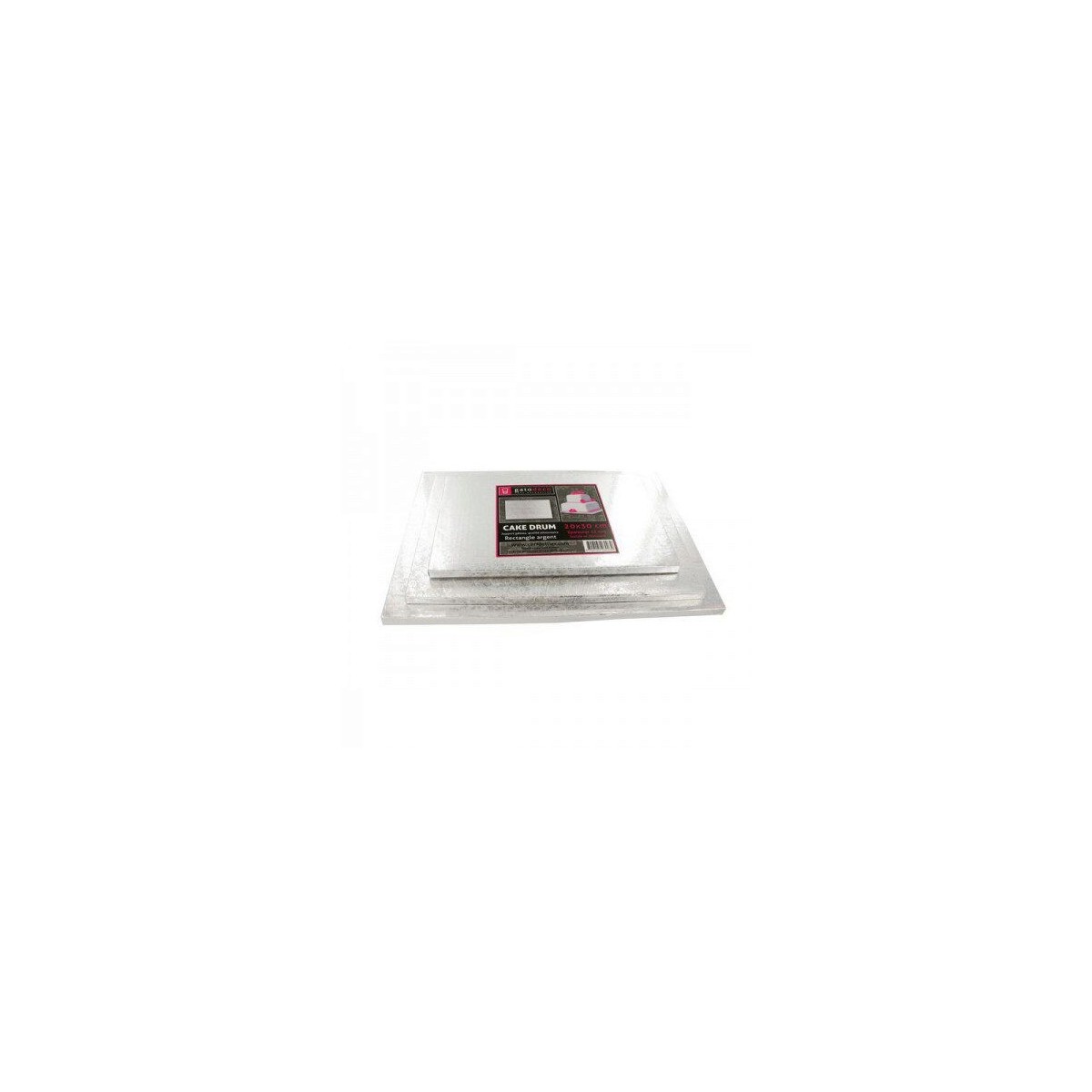 1031491 PLATEAU RECTANGULAIRE ARGENT  30 X 40CM