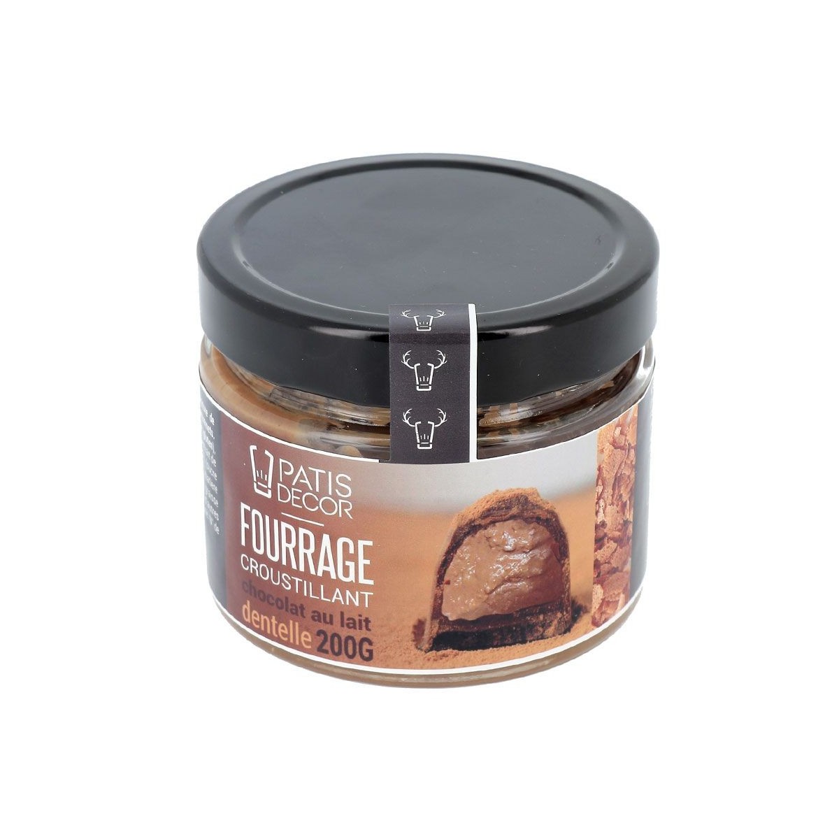 FOURRAGE CROUSTILLANT AU CHOCOLAT AU LAIT ET FEUILLETINE 200G