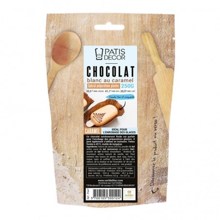 KARAMEL WITTE CHOCOLADE SPECIALE BEREIDINGEN IJS 250G