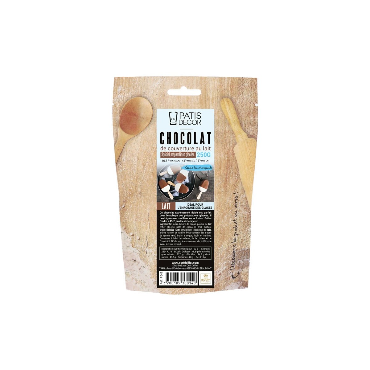 MELKCHOCOLADE SPECIALE IJSJES 250G