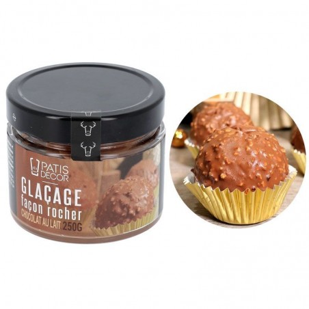 PATISDECOR GLACAGE FACON ROCHER CHOCOLAT AU LAIT250G