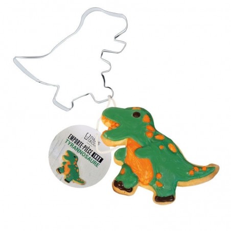 STAINLESS STEEL CUTTERS DINOSAUR TYRANNOSAURUS 85MM