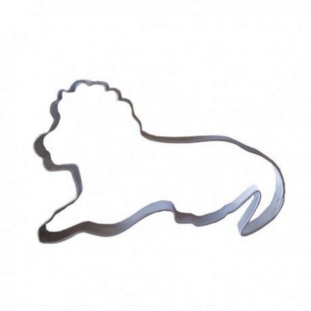 EMPORTE-PCES FER BLANC LION 90X55MM