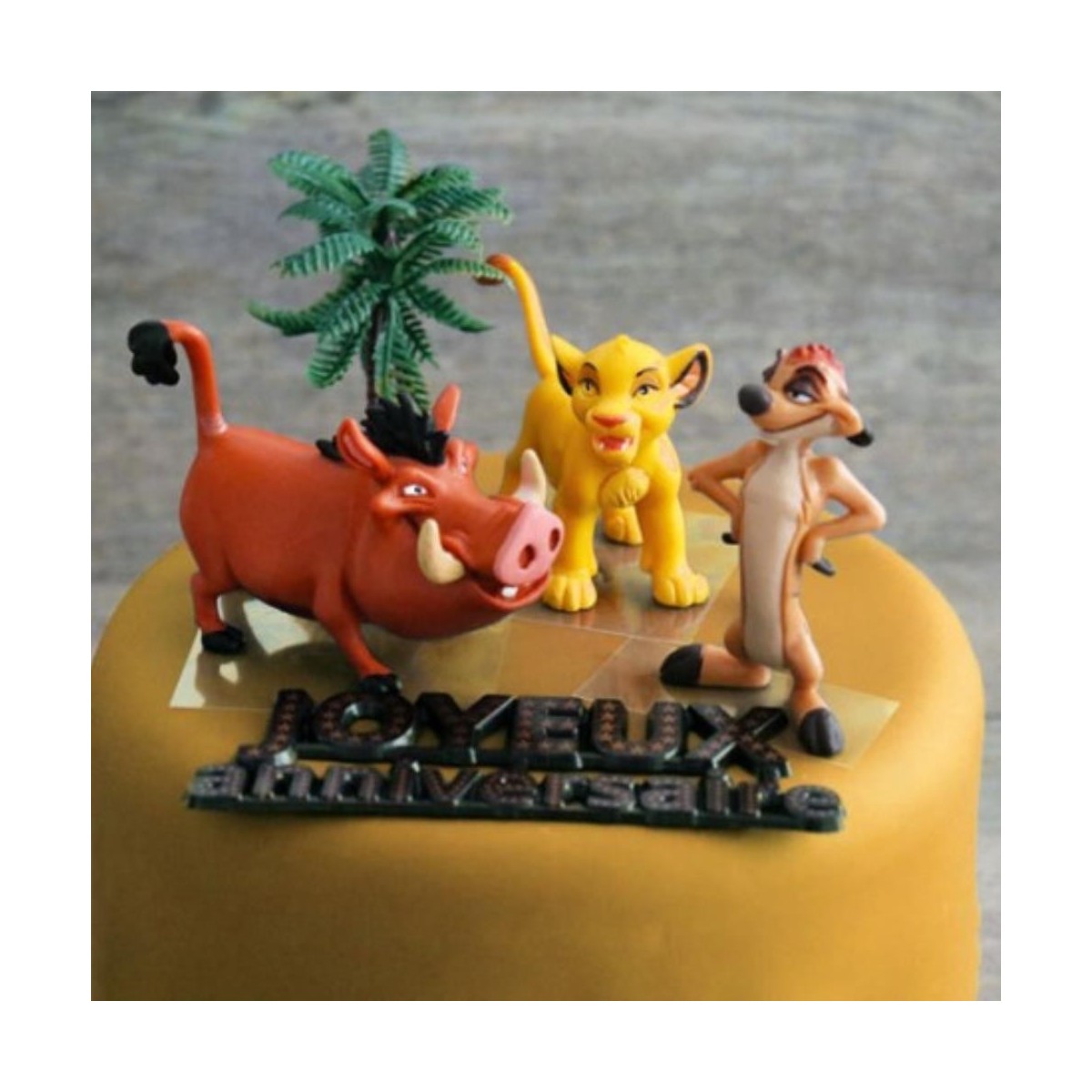 KIT DECORATION GATEAU ROI LION